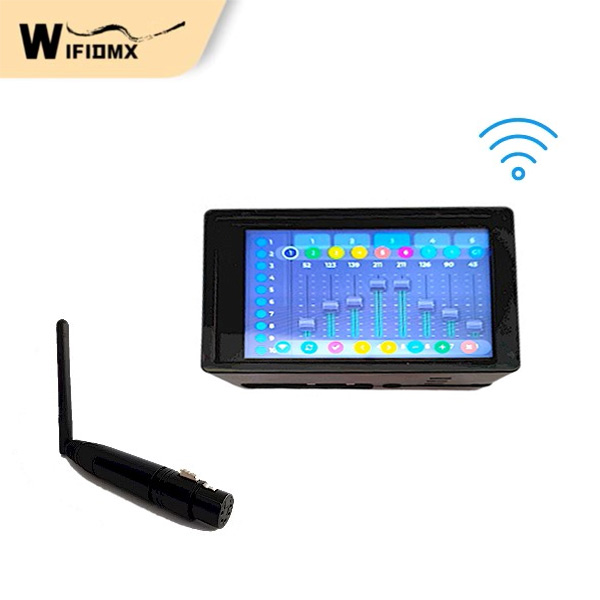 Touch Screen Wireless WiFi DMX Master Console And Wireless DMX Receiver